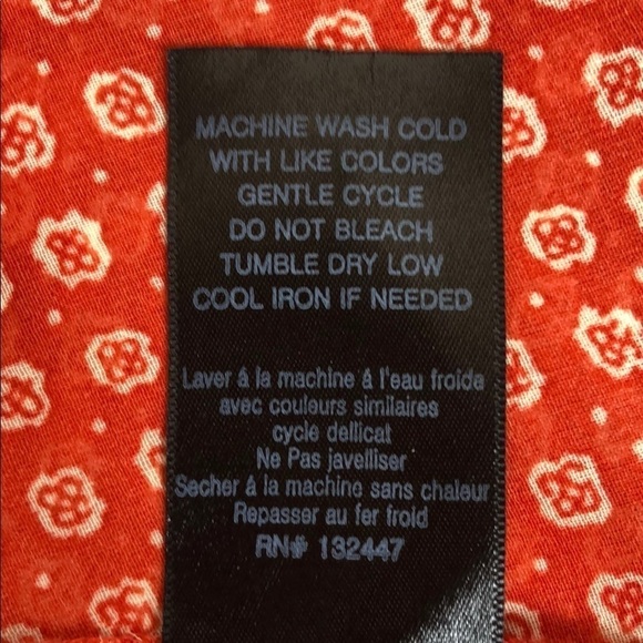 Patterson Kincaid Original Tangerine Blouse Sz S - Picture 6 of 14